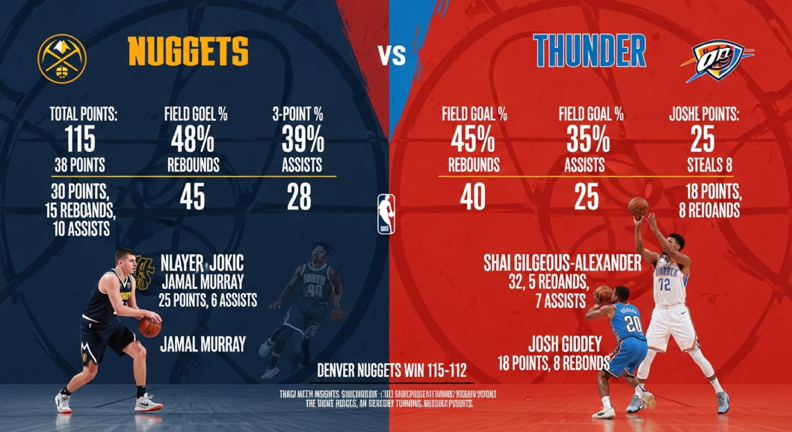 Denver Nuggets vs Oklahoma City Thunder