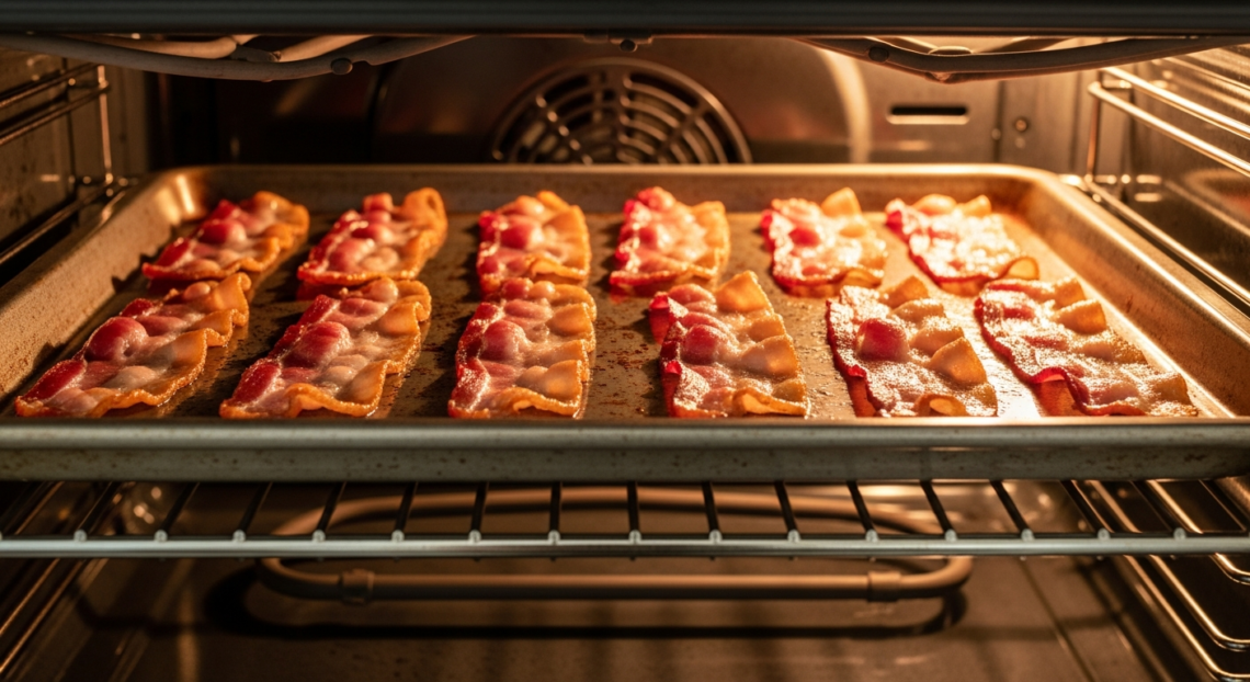 bacon in the oven