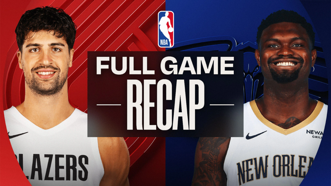 portland trail blazers vs new orleans pelicans match player stats