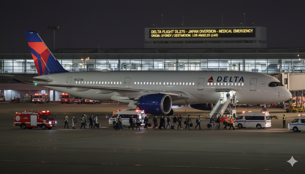 Delta Flight DL275 Japan Diversion LAX: What Really Happened