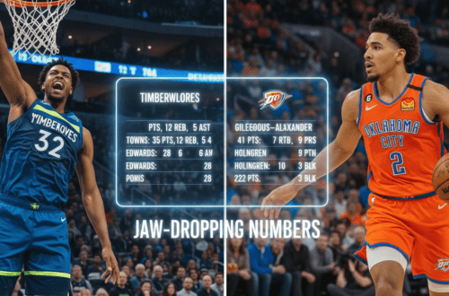 timberwolves vs oklahoma city thunder match player stats