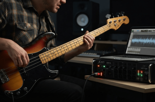 bass guitar buzzing on Behringer XR18