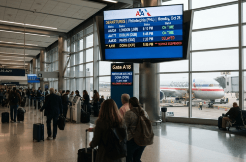 american airlines philadelphia doha flights suspension